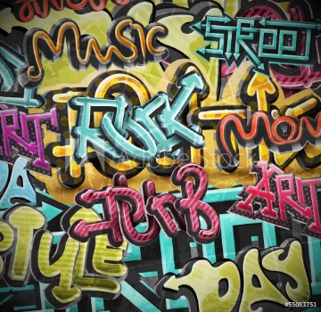 Picture of Graffiti grunge background